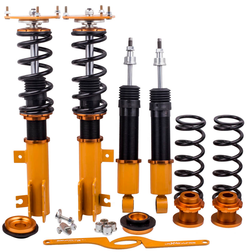 geschikt voor Volvo S70 1998 - 2001 Adjustable Height Shock Absorbers Strut Schroefsets Ophanging Kits Lowering Kit