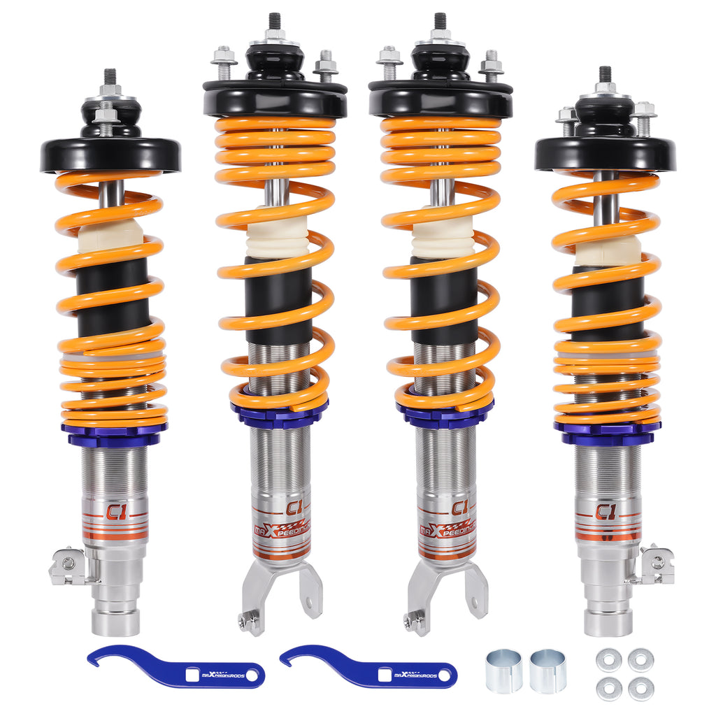 MaXpeedingrods Comfort 1 Schroefset Ophanging Kit geschikt voor HONDA CIVIC 87-92 CRX 89-91