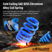 Laad de afbeelding in de galerijviewer, Lowering Springs compatible for Audi A4 B6 B7 Convertible 8H 2002-2009 30mm