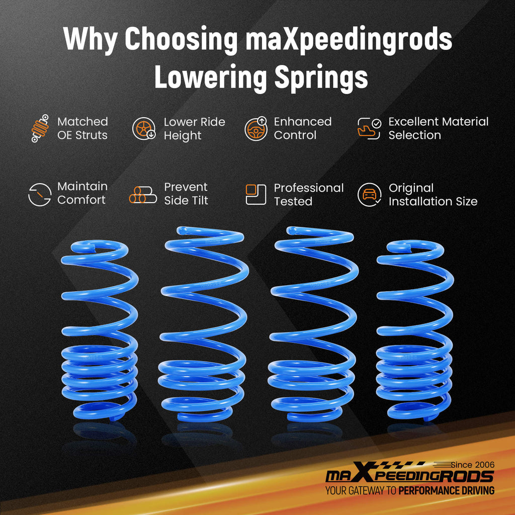 Lowering Springs compatible for VW Golf Mk5 R32 3.2 V6 2003-2009 Lowered Suspension