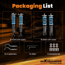 Laad de afbeelding in de galerijviewer, MaXpeedingrods T6 Coilovers Lowering Kit compatible for Nissan 350Z compatible for INFINITI G35 03-07 RWD