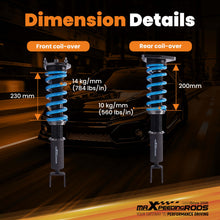 Laad de afbeelding in de galerijviewer, MaXpeedingrods T6 Coilovers Damper Adjustable Kit compatible for Audi A8 Quattro 2004-2010