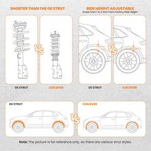 Laad de afbeelding in de galerijviewer, Height And Damper Adjustable Coilover Suspension Kit Compatible For Honda CR-V 1996-2001 1st Gen lowering kit