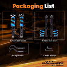 Laad de afbeelding in de galerijviewer, MaXpeedingrods T6 Coilover Suspension Lowering Kit compatible for BMW E30 318 325 RWD 82-91