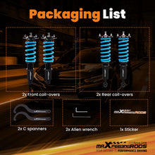 Laad de afbeelding in de galerijviewer, MaXpeedingrods Adjustable Coilovers Lowering Kit Compatible For Mitsubishi Eclipse 95-99
