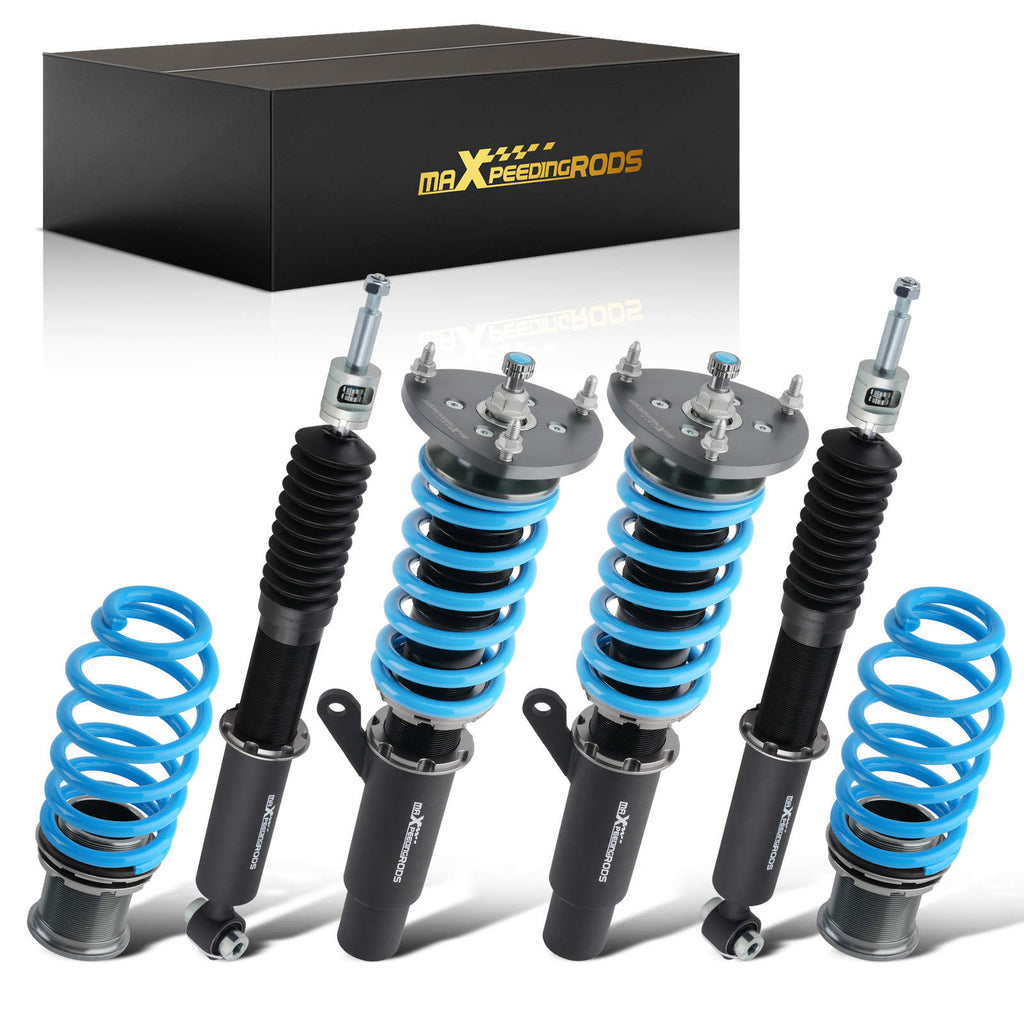 Suspension Coilovers Lowering Kit w/ 24-Way Damping compatible for VW Golf R GTI MK7 15-20