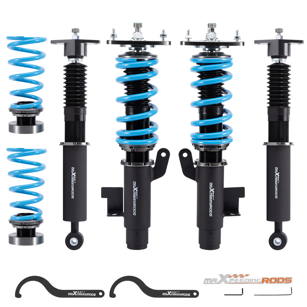 Schroefset Lowering Kit geschikt voor Mazda 3 BK 04-09 24 Levels Rebound Damping Adjustable
