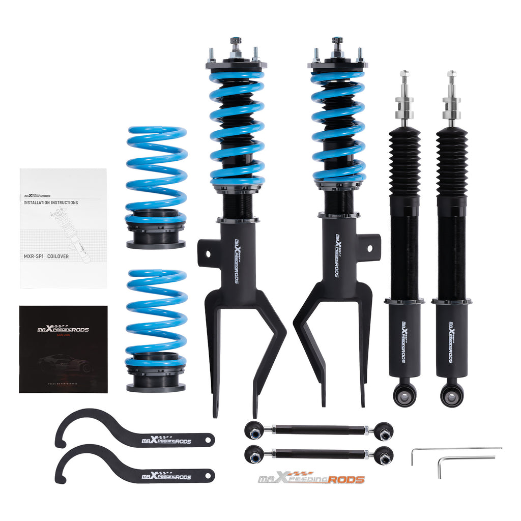 MaXpeedingrods 24 Ways Adjustable Damper Schroefsets geschikt voor Tesla model Y 2020+ AWD Lowering Kit