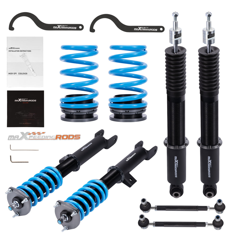 maXpeedingrods Nieuwe Version Schroefsets geschikt voor Tesla model Y 2020+ RWD Shock Absorbers Lowering Kit