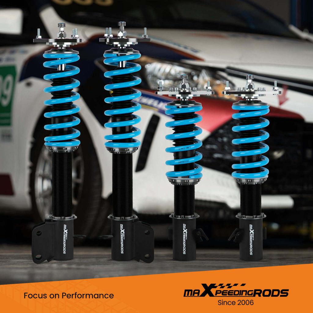 MaXpeedingrods T6 Coilovers 24 Way Damper Kit compatible for Subaru Impreza WRX STI 00-04 Lowering Kit