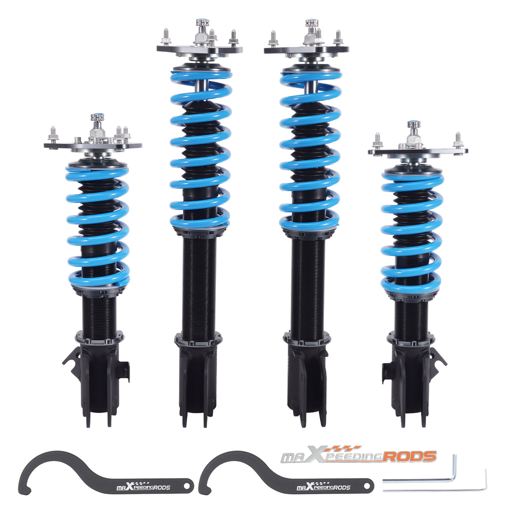 MaXpeedingrods T6 Schroefsets 24 Way Damper Kit geschikt voor Subaru Impreza WRX STI 00-04 Lowering Kit