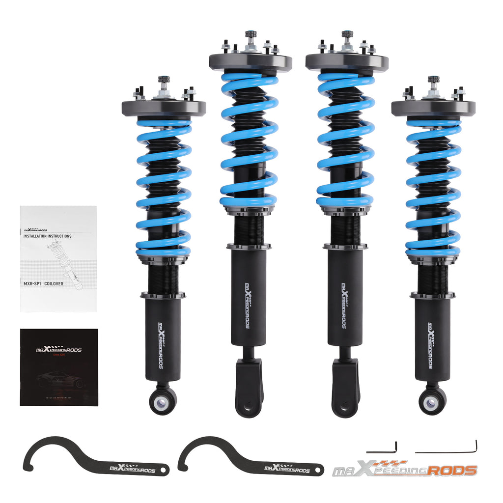 Adjustable Schroefsets Ophanging Struts geschikt voor JAGUAR XJ8 XJR 2003-2009 X350 X358 Lowering Kit