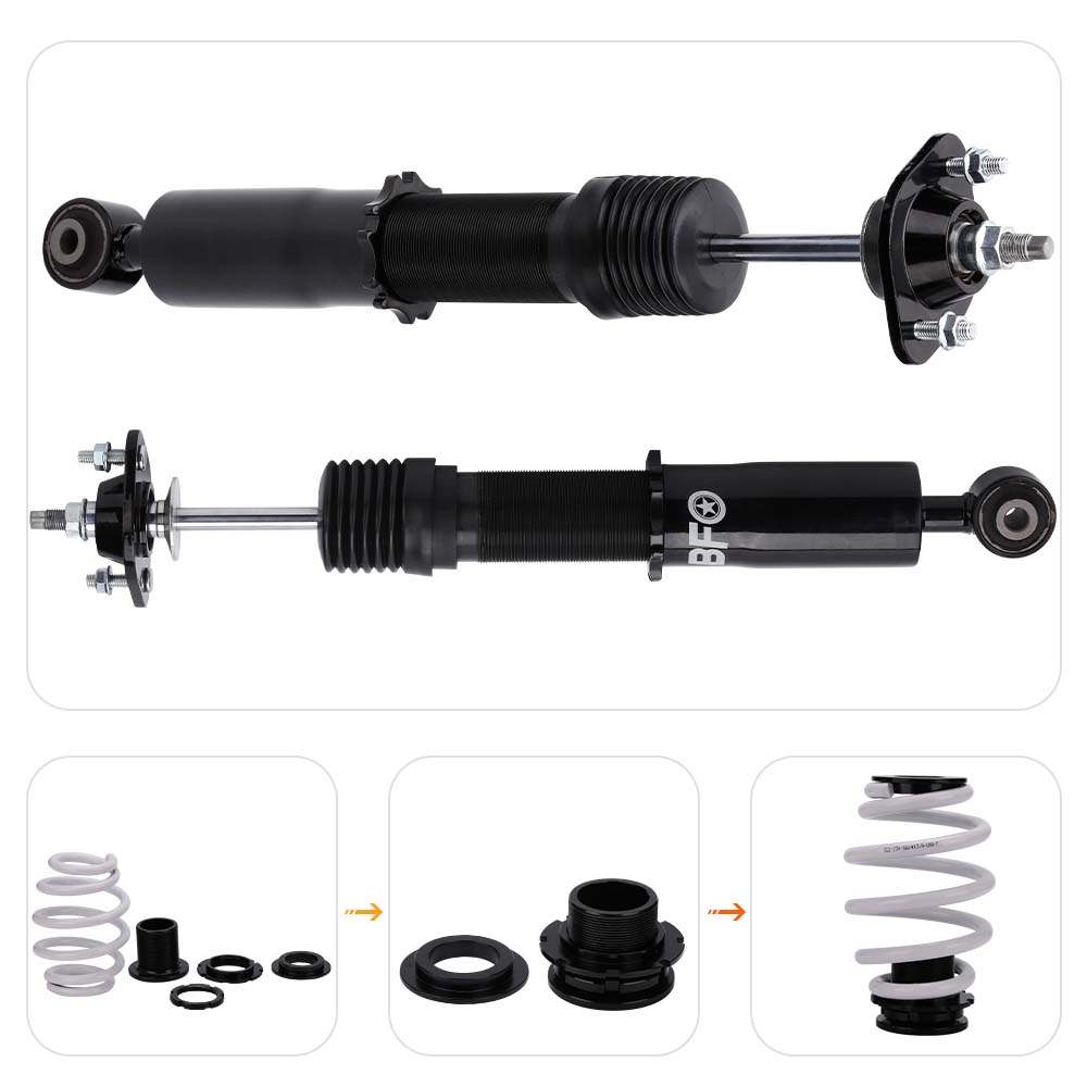 24 Way Damper Coilover Coilovers Spring Suspension compatible for BMW E36 318i 323i 325i