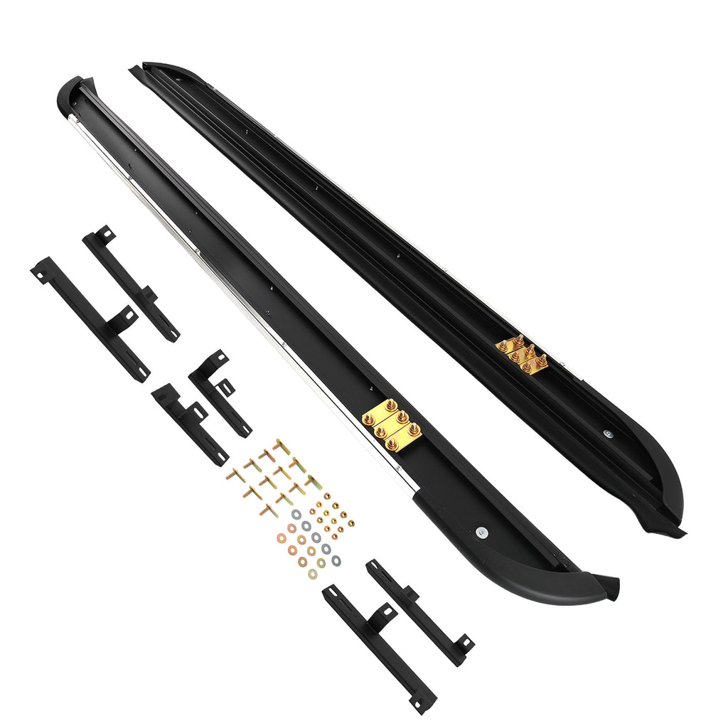 Aluminium Side Steps Running Boards geschikt voor Audi Q5 8R 2008-2016 Non-Slip Protection