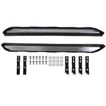 Laad de afbeelding in de galerijviewer, Aluminium Side Steps Running Boards geschikt voor Ford Ranger T6 T7 T8 T9 2012-2022 Black
