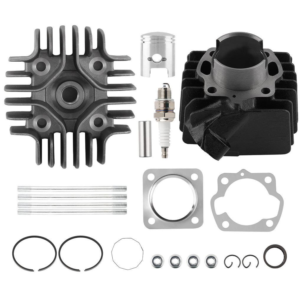 Cylinder Barrel Kit geschikt voor Suzuki LT50 Quad 50cc 1984-1987 Piston, head en gaskets