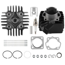 Laad de afbeelding in de galerijviewer, Cylinder Barrel Kit geschikt voor Suzuki LT50 Quad 50cc 1984-1987 Piston, head en gaskets