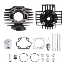 Laad de afbeelding in de galerijviewer, 60 cc Big Bore Head Piston Cylinder Barrel Kit geschikt voor Yamaha PW50 60cc PY QT PW 50