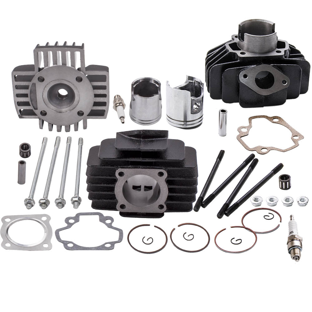 compatible for yamaha pw50 60cc kit foro grande cilindro testata guarnizione pistone estremità superiore 1981-2009