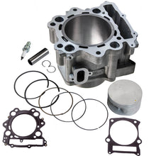 Laad de afbeelding in de galerijviewer, geschikt voor Yamaha Grizzly 660R Cylinder Piston Gasket Top End Rebuild Kit 686 Big bore