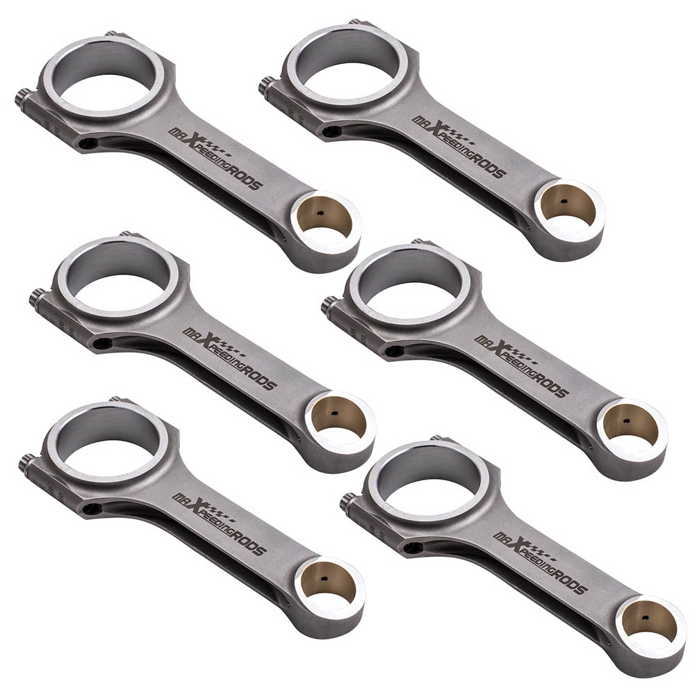 6x Conrods Connecting Rods Bielles ARP 2000 Bolts compatible for BMW N55B30 S55B30 144.3mm