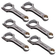 Laad de afbeelding in de galerijviewer, 6x Conrods Connecting Rods Bielles ARP 2000 Bolts compatible for BMW N55B30 S55B30 144.3mm