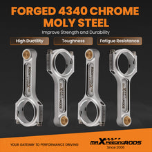 Laad de afbeelding in de galerijviewer, I-Beam Forged 20mm Connecting Rods compatible for Audi S3 A3 A4 A6 TTFor compatible for VW 1.8T Engines