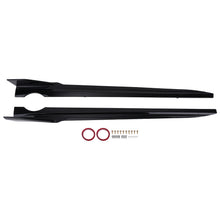Laad de afbeelding in de galerijviewer, ABS Side Skirt Extension Panels geschikt voor BMW X5 G05 M Sport 2019-25 Gloss Black Body