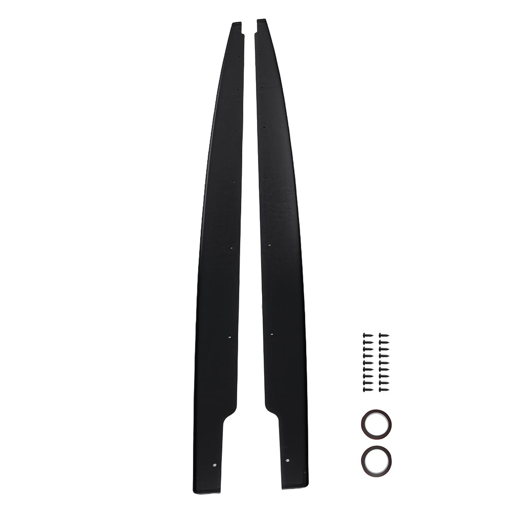 ABS Side Skirt Extensions geschikt voor BMW 3 Series E90 E92 E93 M3 2005-2014 Black