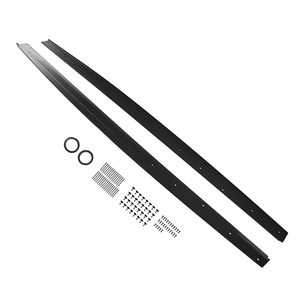 Body Kit Side Skirt Panel geschikt voor BMW F32 F33 F36 4 Series 2014-2020 Gloss Black