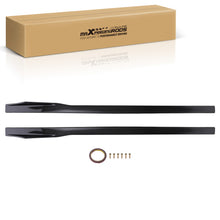 Laad de afbeelding in de galerijviewer, 2 Piece Side Skirt Extension geschikt voor BMW 8 Series G14 G15 2019+ ABS Gloss Black