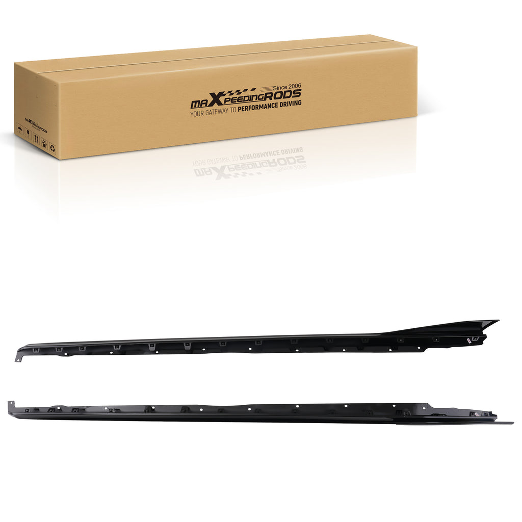 2pcs LR Side Skirt Extension Kit geschikt voor BMW 1 Series F40 2019-2023 Gloss Black
