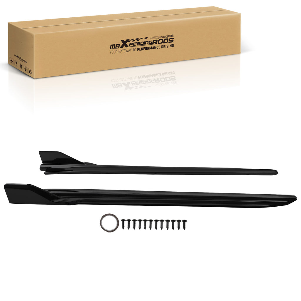 ABS Plastic Side Skirts geschikt voor BMW X5 F15 X6 F16 2013-2019 Glossy Black GT