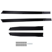 Laad de afbeelding in de galerijviewer, Extension Panel geschikt voor VW GOLF R GTD GTI MK7 7.5 2014-2020 Gloss Black Side Skirt