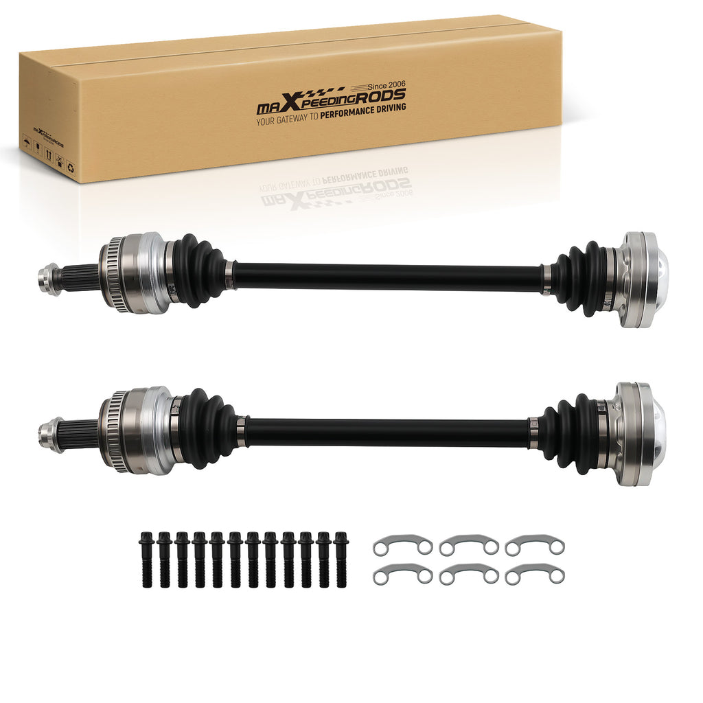 2x Aandrijfas achter links & rechts geschikt voor BMW 3 E90 1 E81 Automatic+Manual ABS