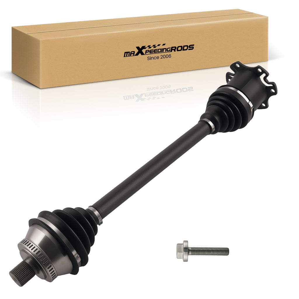DRIVESHAFT OFF/SIDE geschikt voor AUDI A4-S4-RS4 1.8-T-1.9-TDI-2.0-2.4-2.5-2.7-3.0-4.2 00-