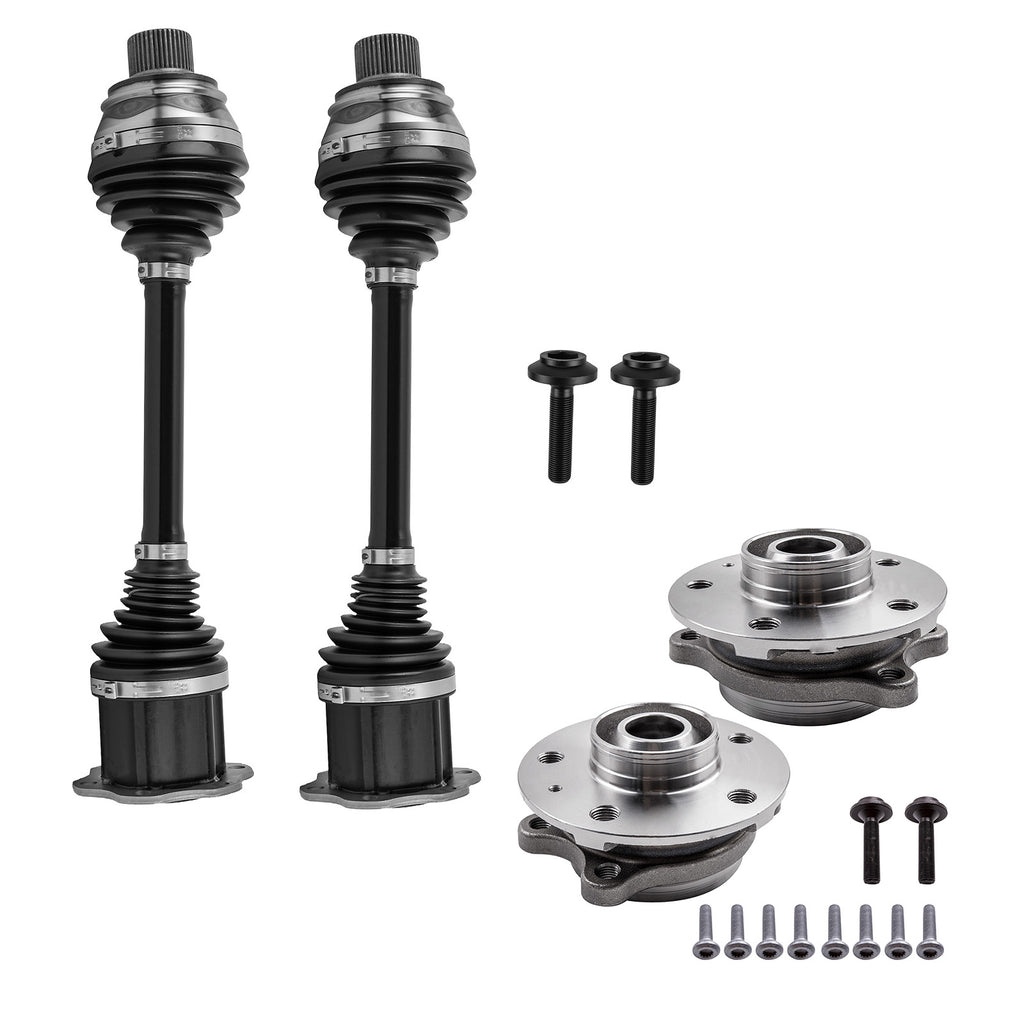 Voor Links+Rechts Driveshaft+Wheel Bearing Kit geschikt voor Audi Q5 2008-2017
