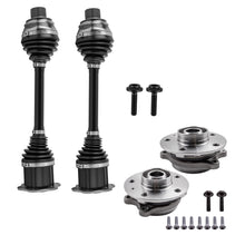 Laad de afbeelding in de galerijviewer, Voor Links+Rechts Driveshaft+Wheel Bearing Kit geschikt voor Audi Q5 2008-2017