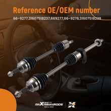Laad de afbeelding in de galerijviewer, Front CV Axle Shaft Set compatible for Mini Cooper 2002-2004