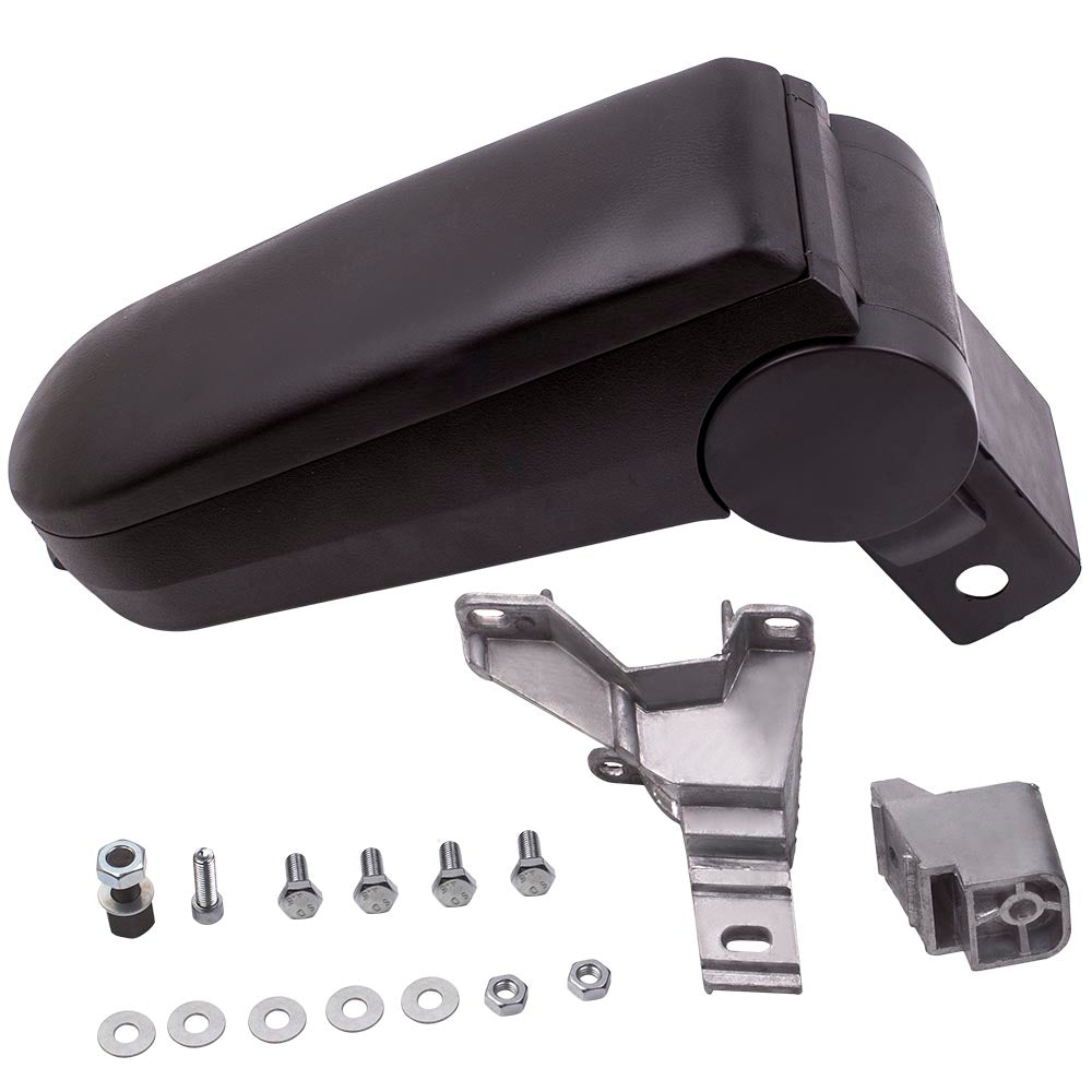 geschikt voor Volkswagen Jetta MK4 1998 - 2005 Black Armrest Arm Rest Centre Console