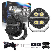 Laad de afbeelding in de galerijviewer, Luz LED Conducción 3.5 160W For SUV 4x4 ATV IP68 RGB DRL Spot Beam 6000K 160W