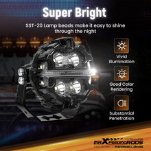 Load image into Gallery viewer, 3.5inch LED Auxiliary Lights 160W Spot Side Shooter RGB For Off Road ATV UTV