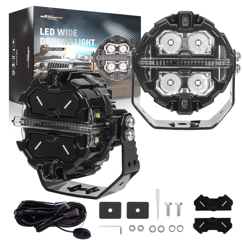160W LED Work Light extra lamp 3.5" IP68 voor 4X4 Offroad 270°