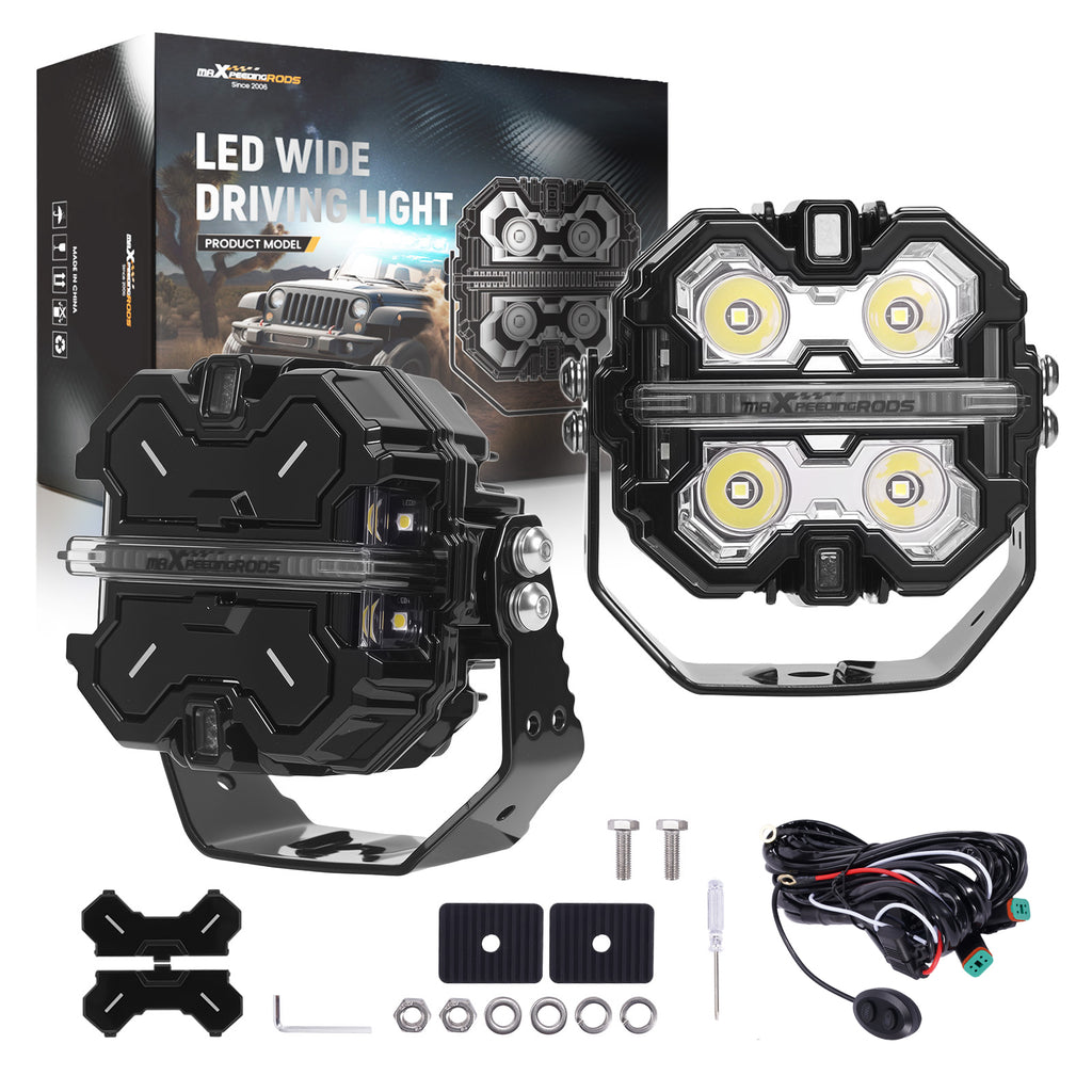 160W LED extra lamp 3.5" Work Light Spot DRL voor Off Road