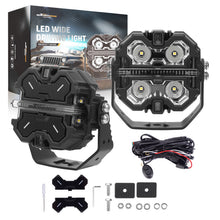 Load image into Gallery viewer, LED Auxiliary Lights 3.5" 160W Spot Beam Side Shooters DRL voor Off Road