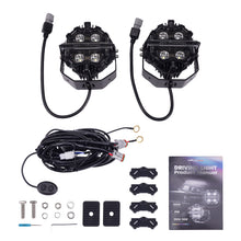 Laad de afbeelding in de galerijviewer, 5 inch LED Koplamp RGB DRL voor SUV 4X4 Marine Spot Beam 270° 6000K 12V IP68