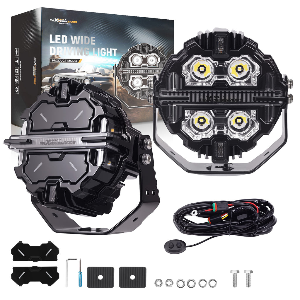 5 178W LED Driving Light Spot Beam voor 4X4 Truck geschikt voor White DRL Side Shooter IP68