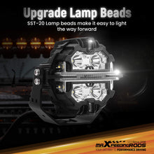 Load image into Gallery viewer, LED Light Pods 5 inch compatible for White Amber DRL Spot Beam 270° Coverage Off Road Driving Light