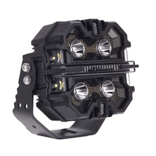 Laad de afbeelding in de galerijviewer, 5 Square LED Driving Lights 25440LM RGB Background DRL compatible for White Amber Pod Light