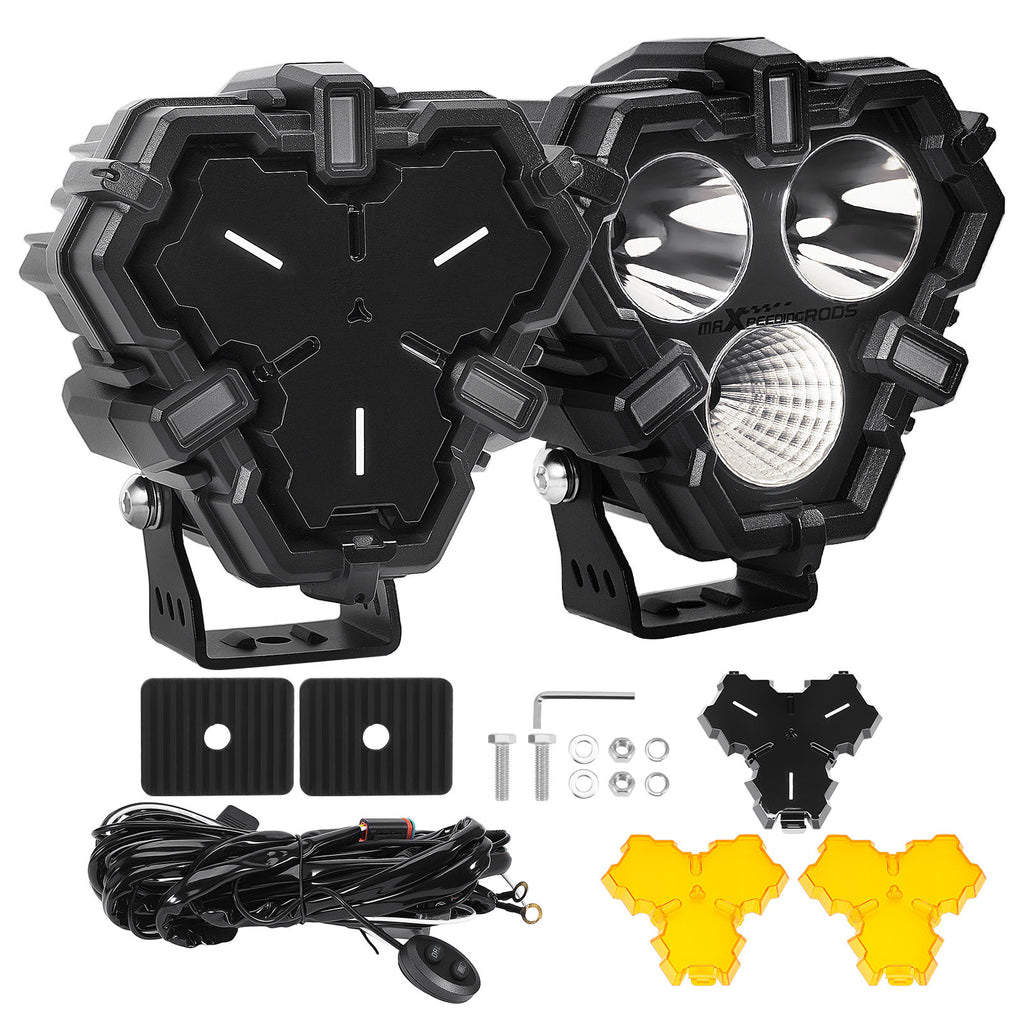 LED Work Light Bar Flood Spot Lights Driving voor Offroad Car Truck SUV 4x4 ATV